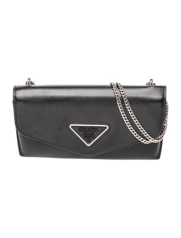 Enameled Metal Triangle Crossbody Bag Mini