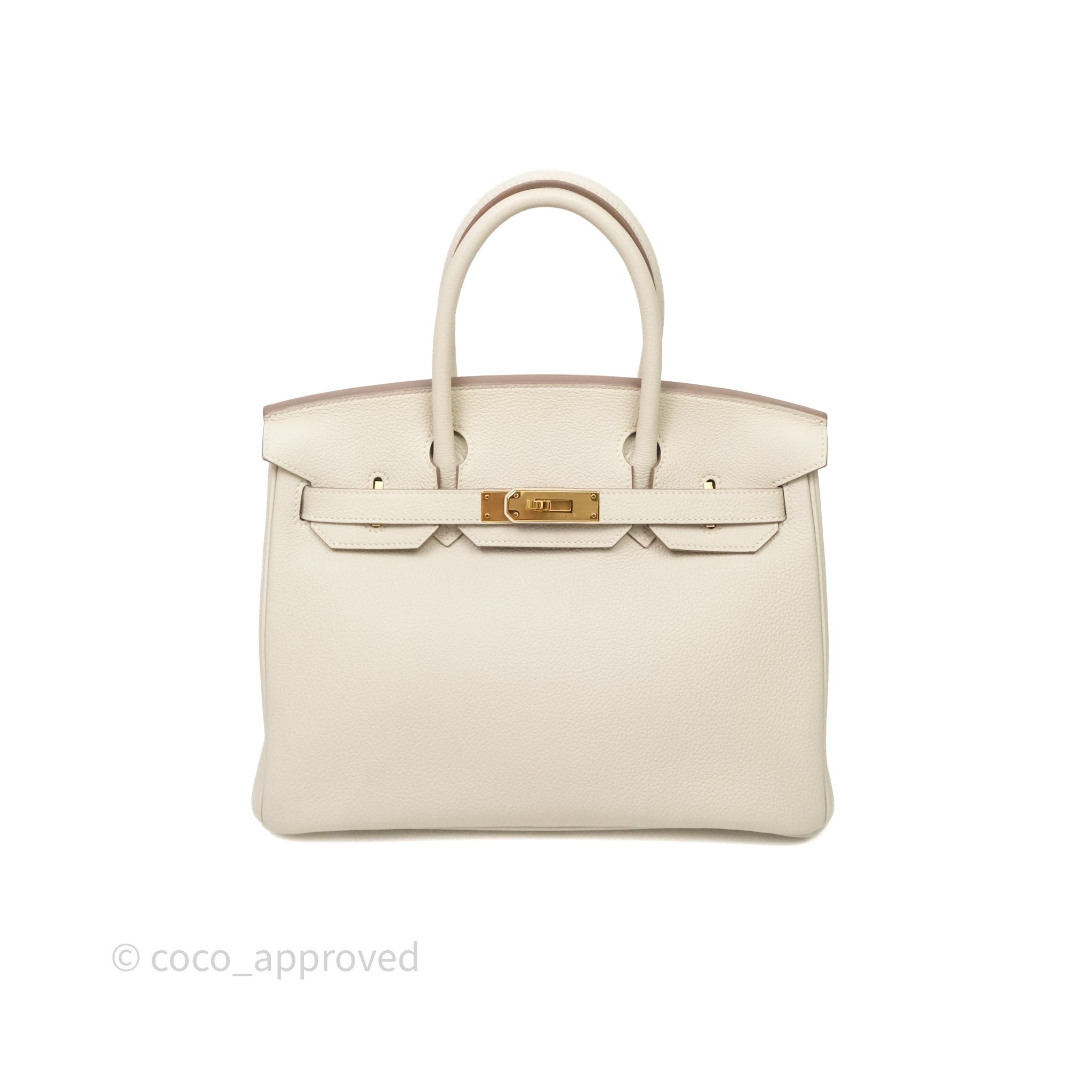 Hermès Birkin 30 Craie 10 Togo Gold Hardware