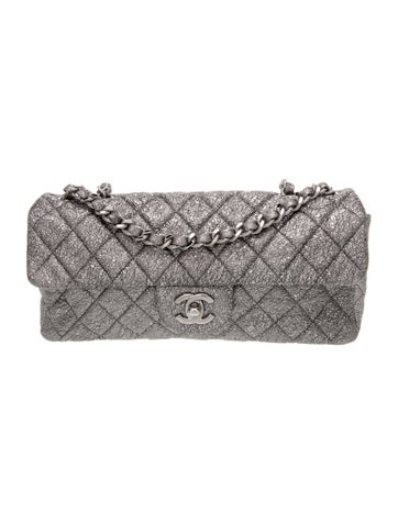 Crackled E/W Flap Bag