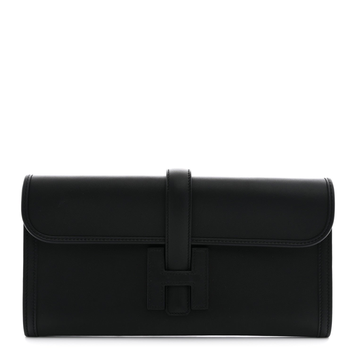 Hermes Swift Jige Elan 29 Clutch Black