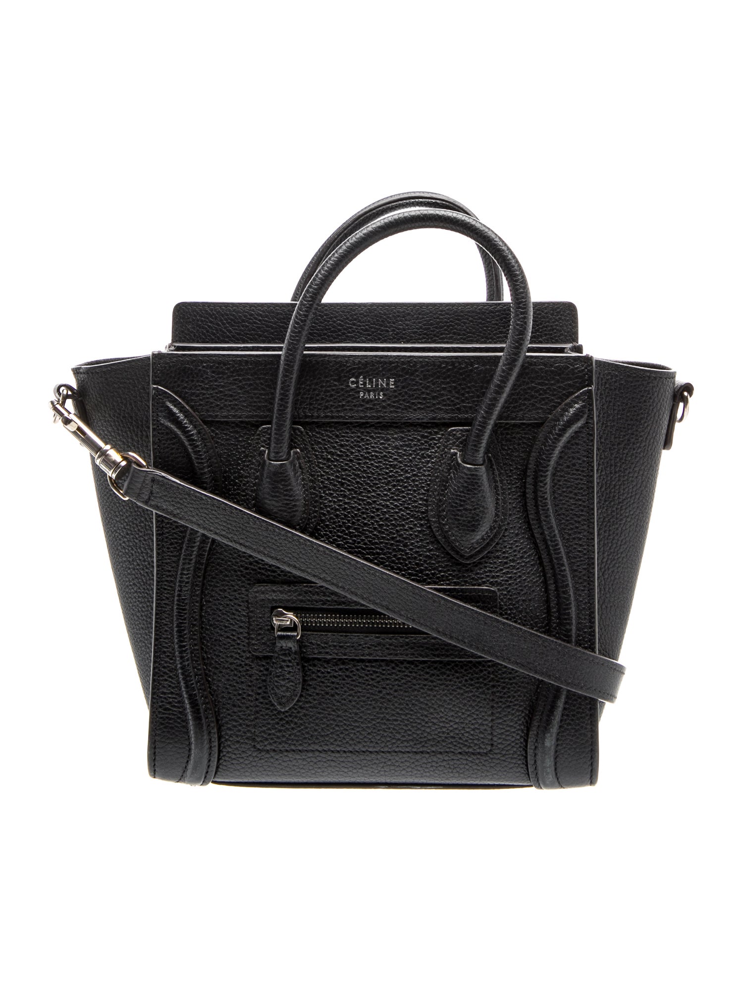 Celine Leather Luggage Nano