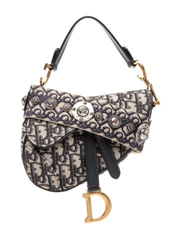 Oblique Jacquard Saddle Mini