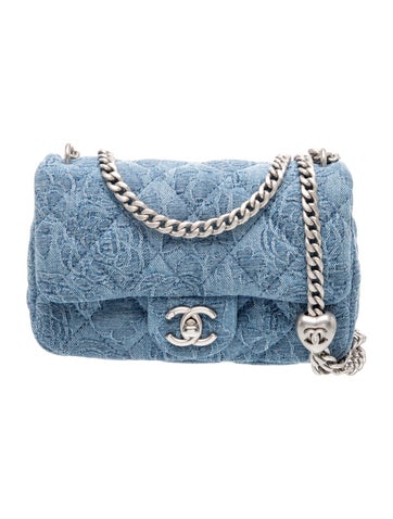 Mini Denim Sweetheart Flap Bag