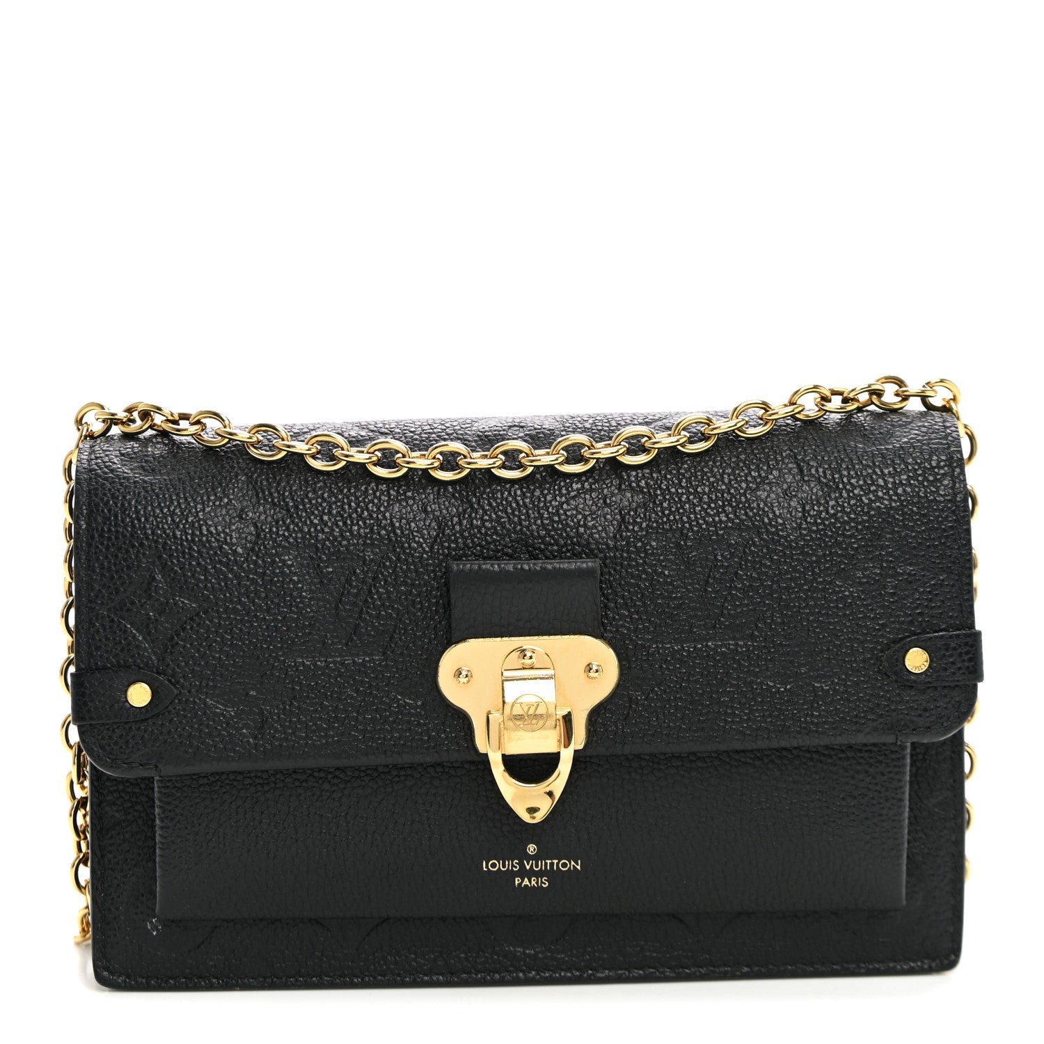 Louis Vuitton Empreinte Vavin Chain Wallet Black