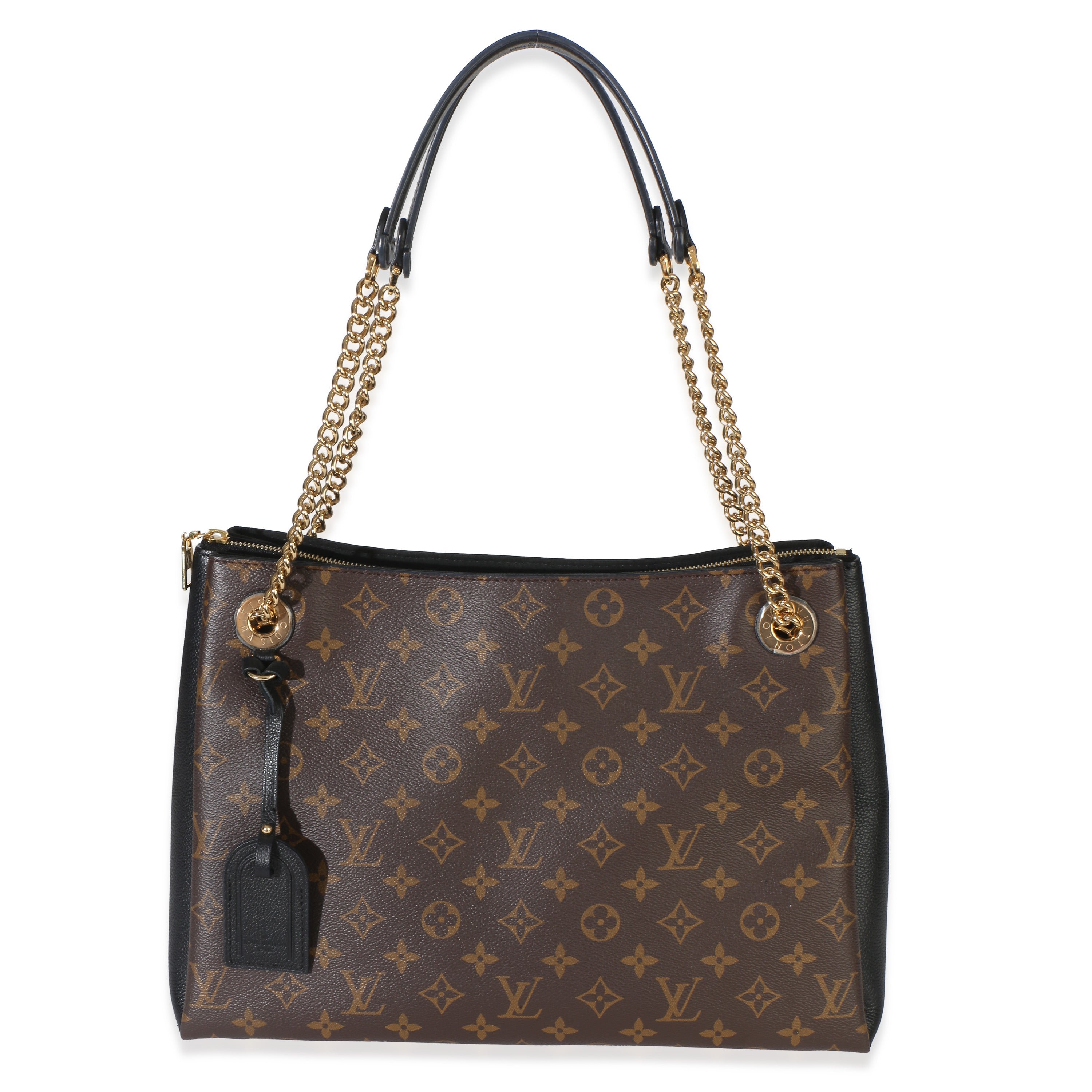 Black Monogram Canvas Surene MM