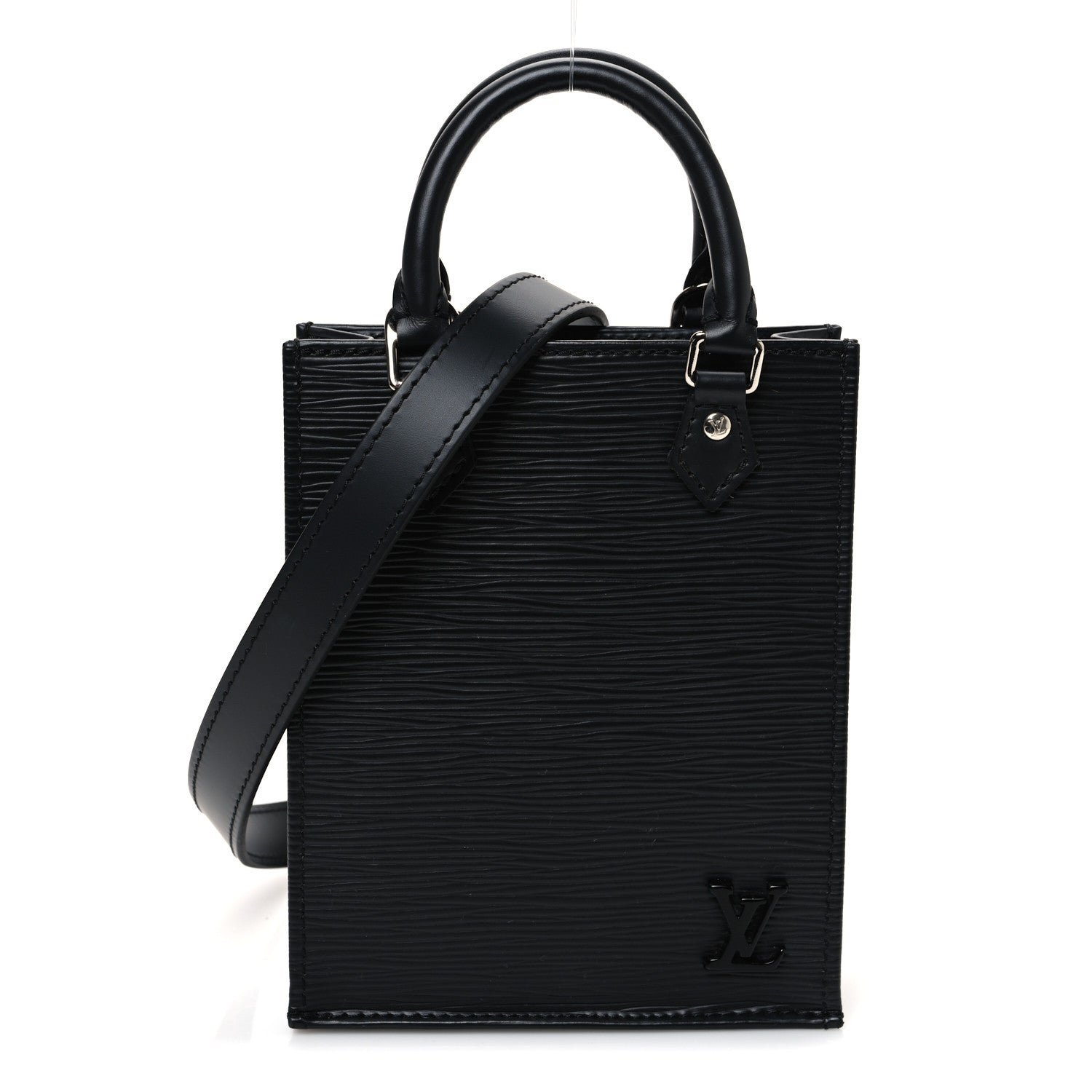 Louis Vuitton Epi Petit Sac Plat Black