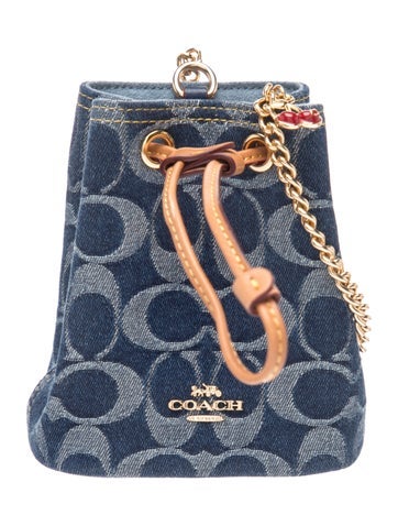 Denim Bucket Bag