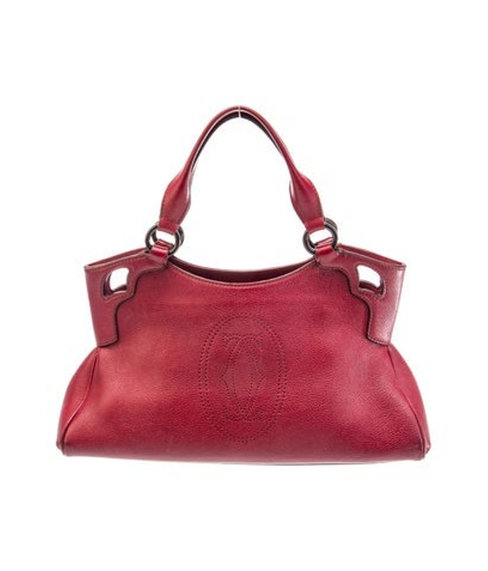 Cartier Leather Top Handle Bag