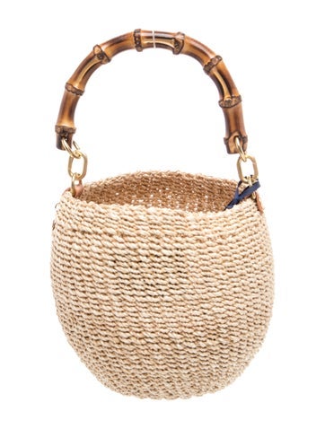 Straw Bucket Bag w/ Tags