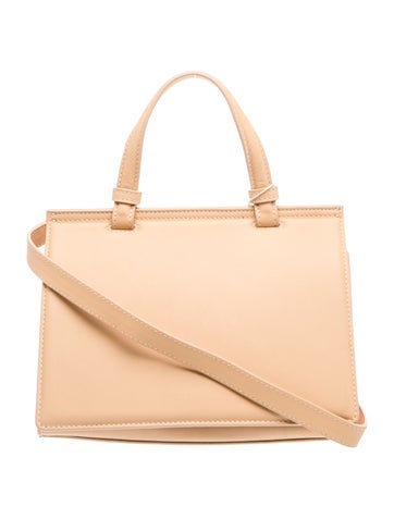 Mlouye Leather Top Handle Bag