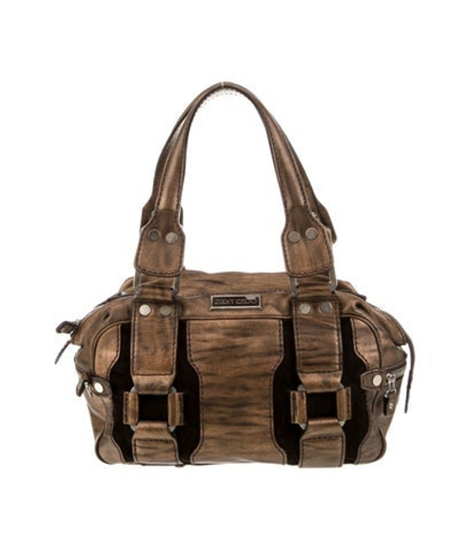 Jimmy Choo Choo Leather Top Handle Bag