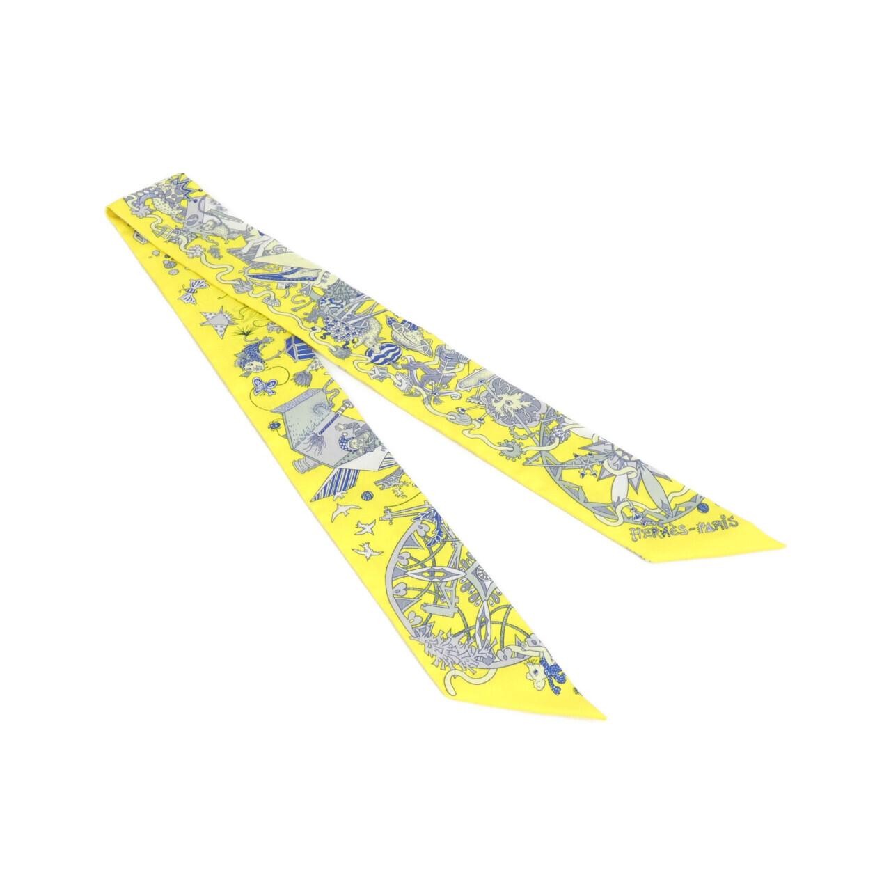 Hermès LA FOLLE PARADE Twilly 062899S Scarf