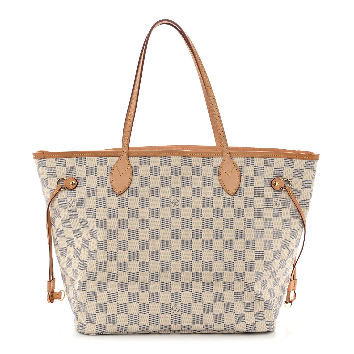 Louis Vuitton Damier Azur Neo Neverfull MM Rose Ballerine