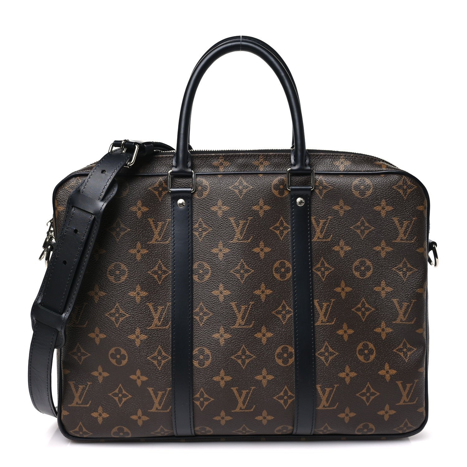 Louis Vuitton Monogram Macassar Porte-Documents Voyage PM