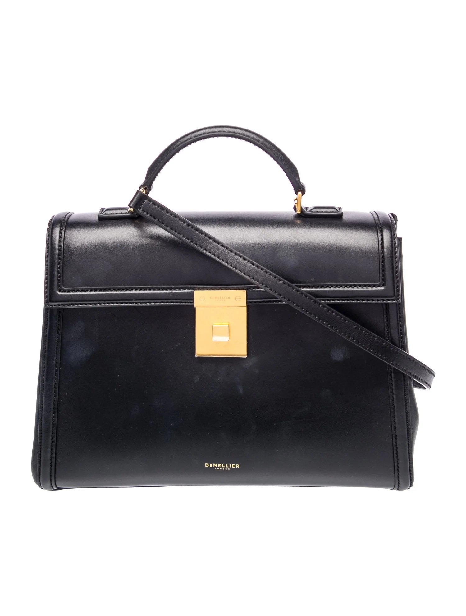 Leather Top Handle Bag