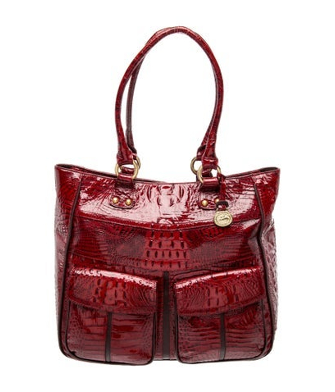 Brahmin Embossed Leather Shoulder Bag