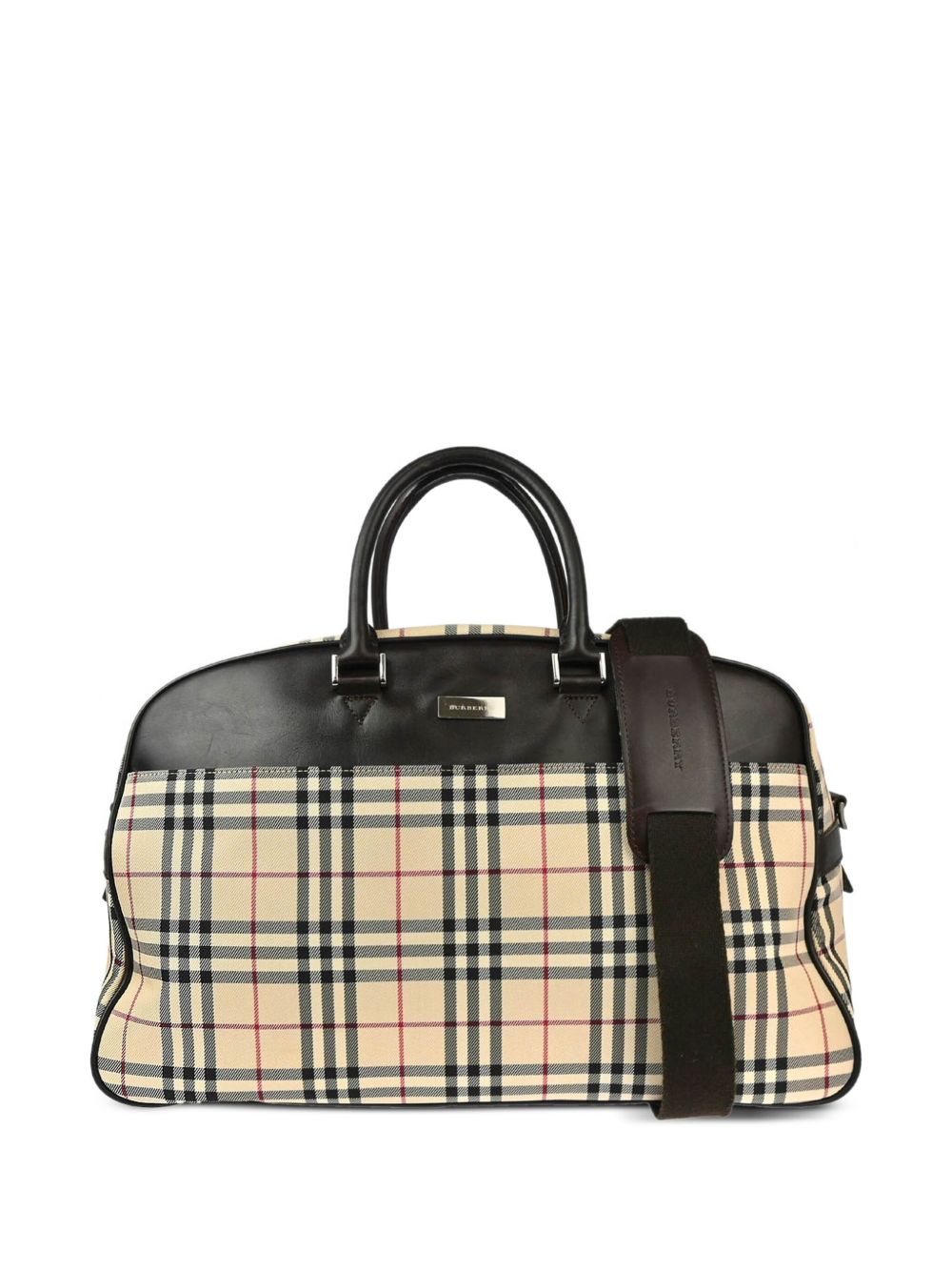 Burberry 1990-2000s Check Two-way handbag