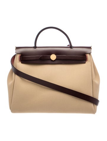 Hermes Toile & Vache Hunter Verso Herbag Zip 31
