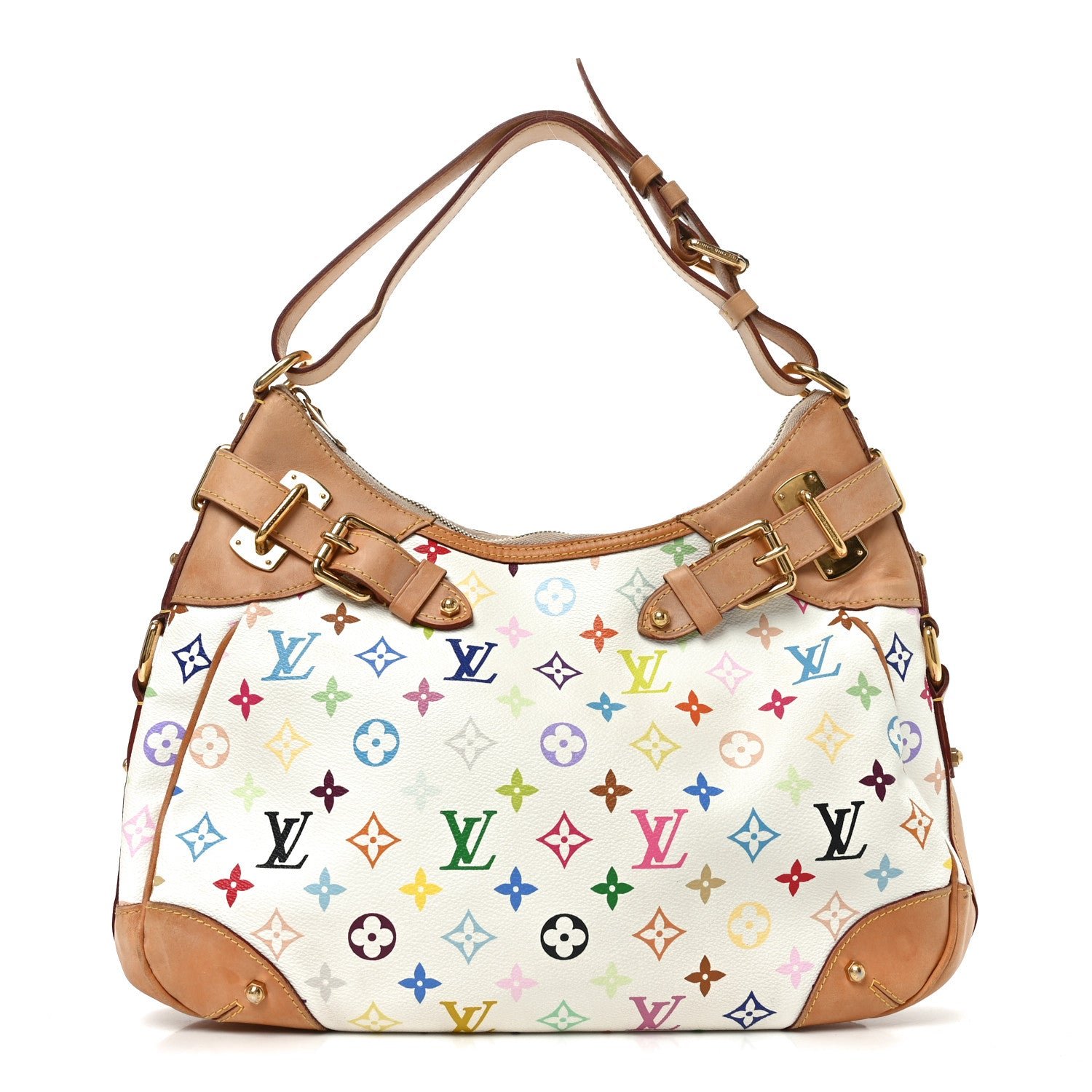 Louis Vuitton Monogram Multicolor Greta White