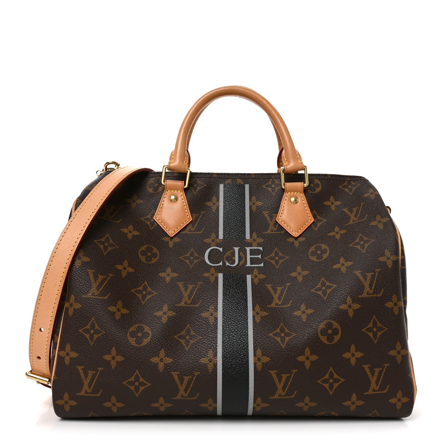 Louis Vuitton Louis Vuitton Monogram My LV Heritage Speedy Bandouliere 30 Black Gris