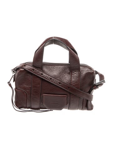 Leather Top Handle Bag