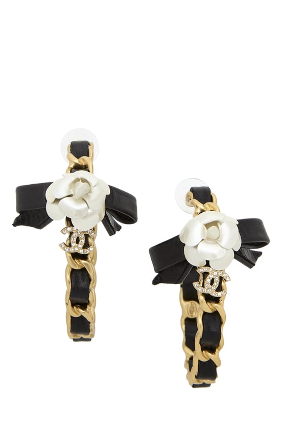 Gold Woven Hoop Earrings