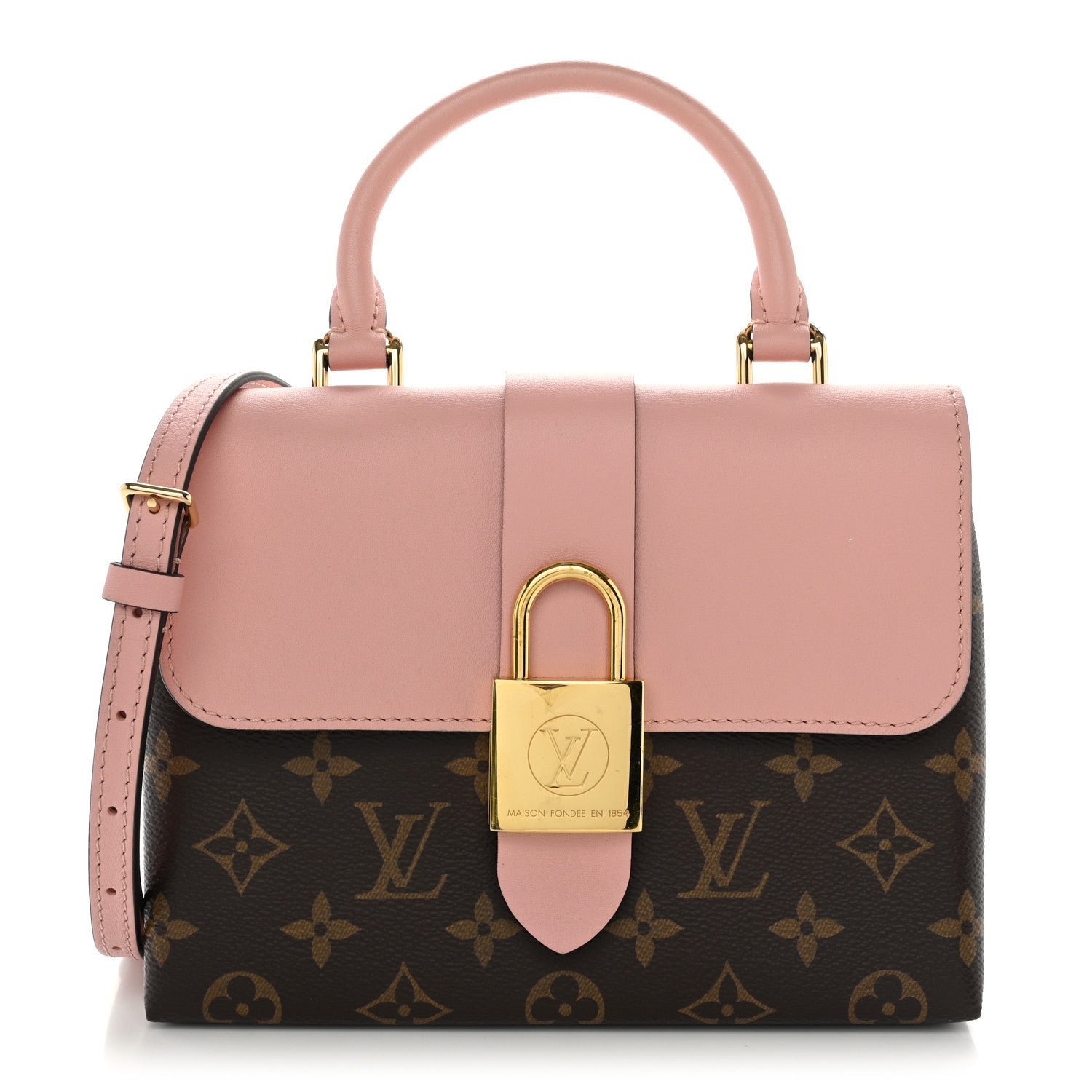 Louis Vuitton Monogram Locky BB Rose Poudre