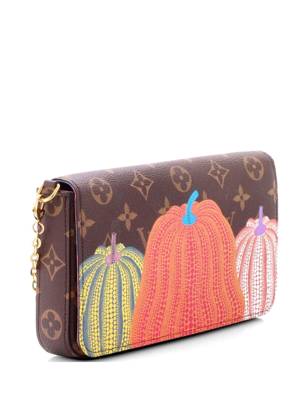 Louis Vuitton Felicie Pochette Yayoi Kusama Pumpkins Monogram Canvas crossbody bag