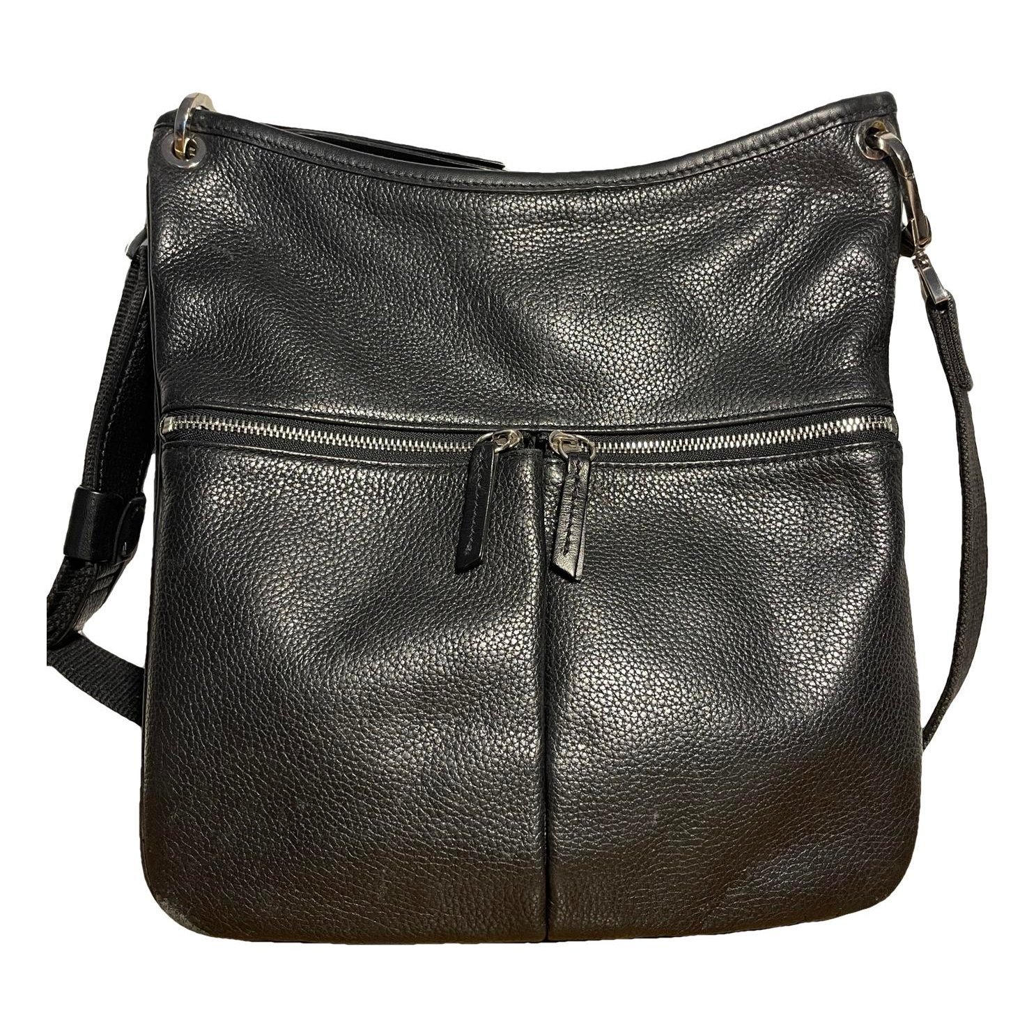 Leather handbag