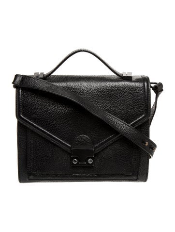 Loeffler Randall Leather Messenger Bag