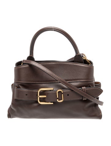 Leather Top Handle Bag