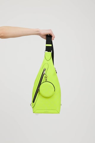 Leather Neon Duo Sling Bag