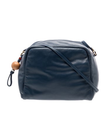 Loro Piana Lambskin Puffy Pouch