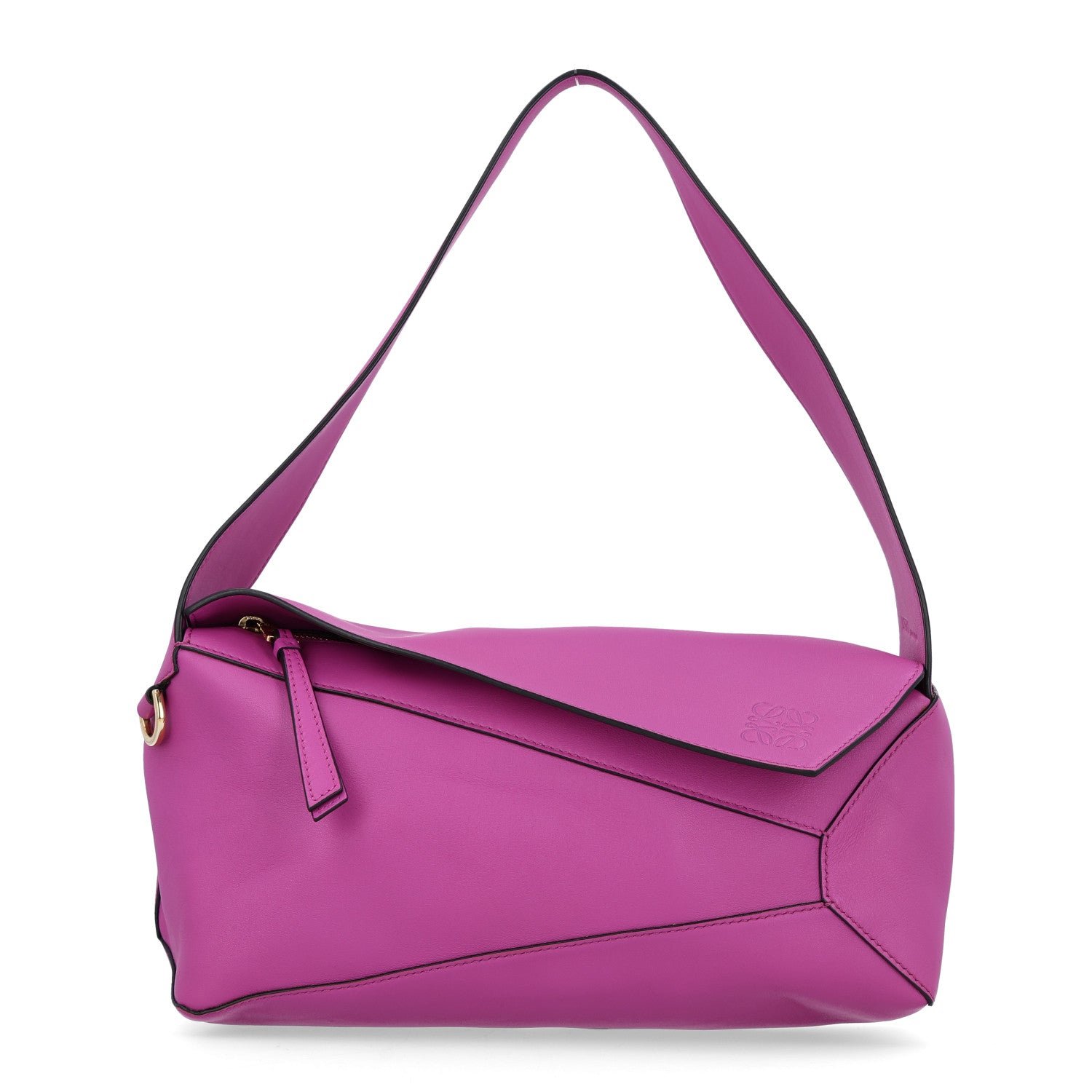 Loewe Calfskin Puzzle Hobo Bright Purple