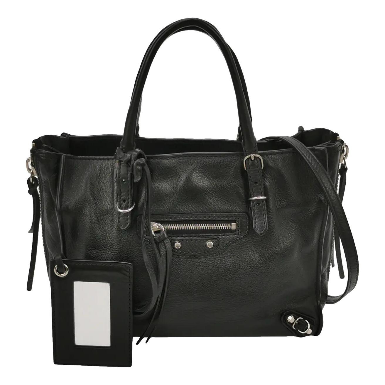 Papier leather crossbody bag