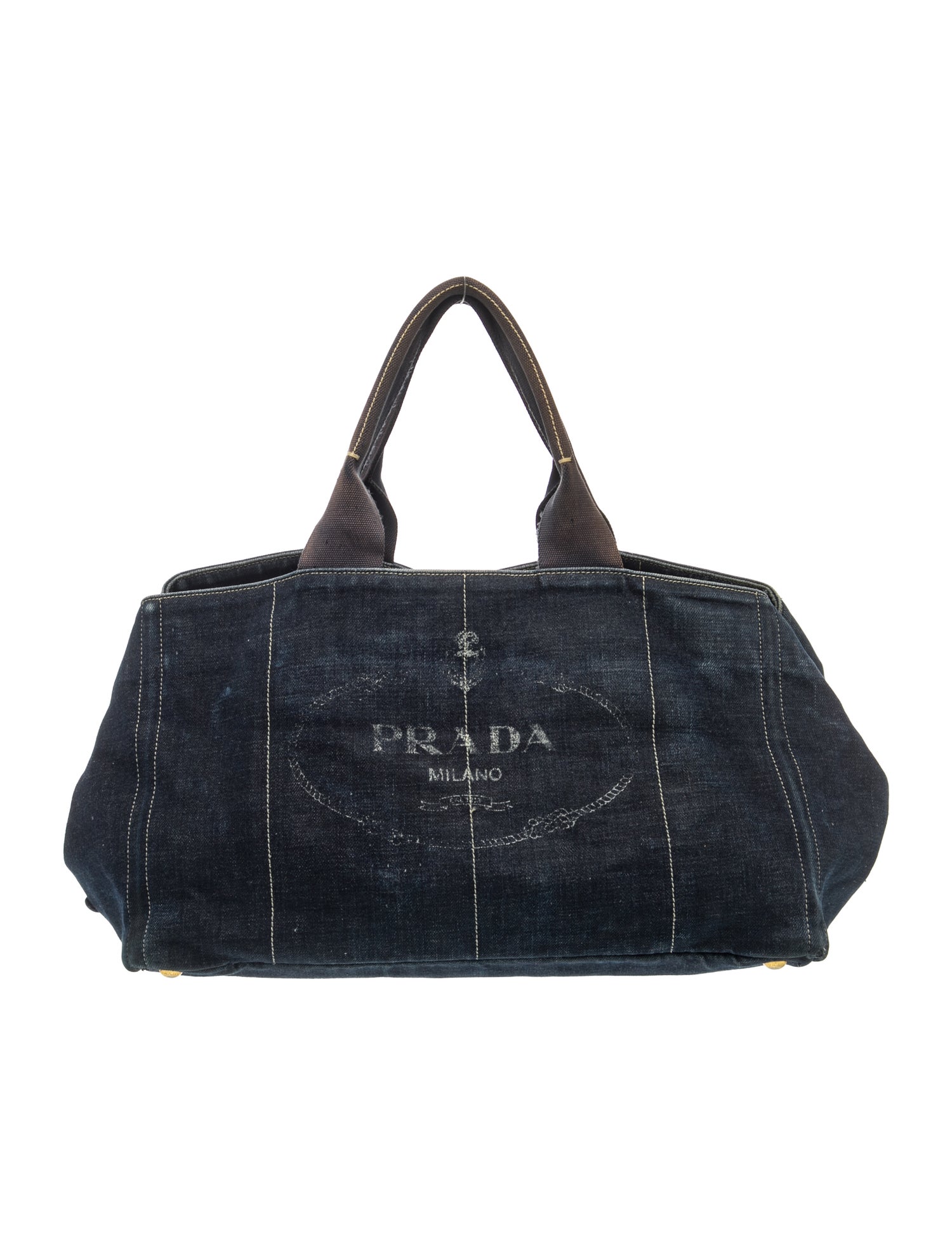 Enameled Metal Triangle Tote