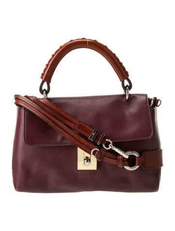 Leather Top Handle Bag