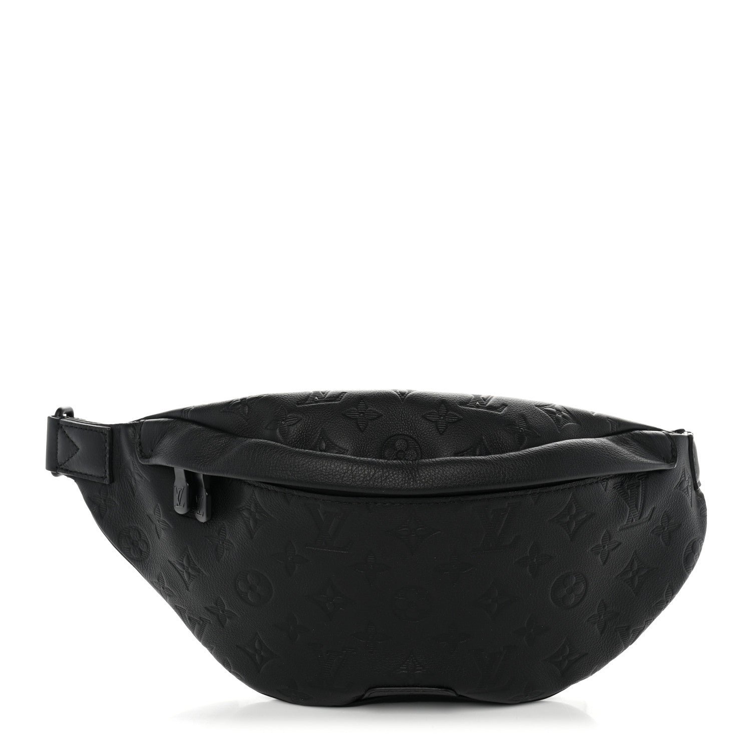 Louis Vuitton Calfskin Monogram Shadow Discovery Bumbag Black