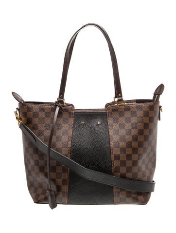 Damier Ebene Jersey Black Tote