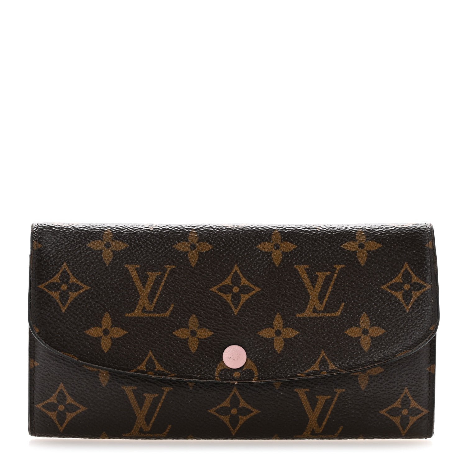 Louis Vuitton Monogram Emilie Wallet Rose Ballerine