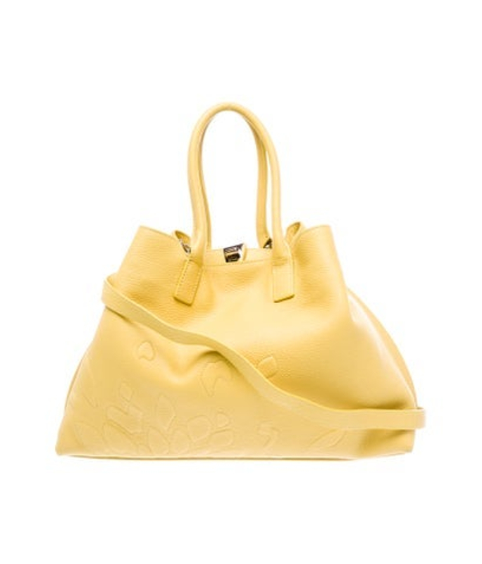 Akris Leather Top Handle Bag