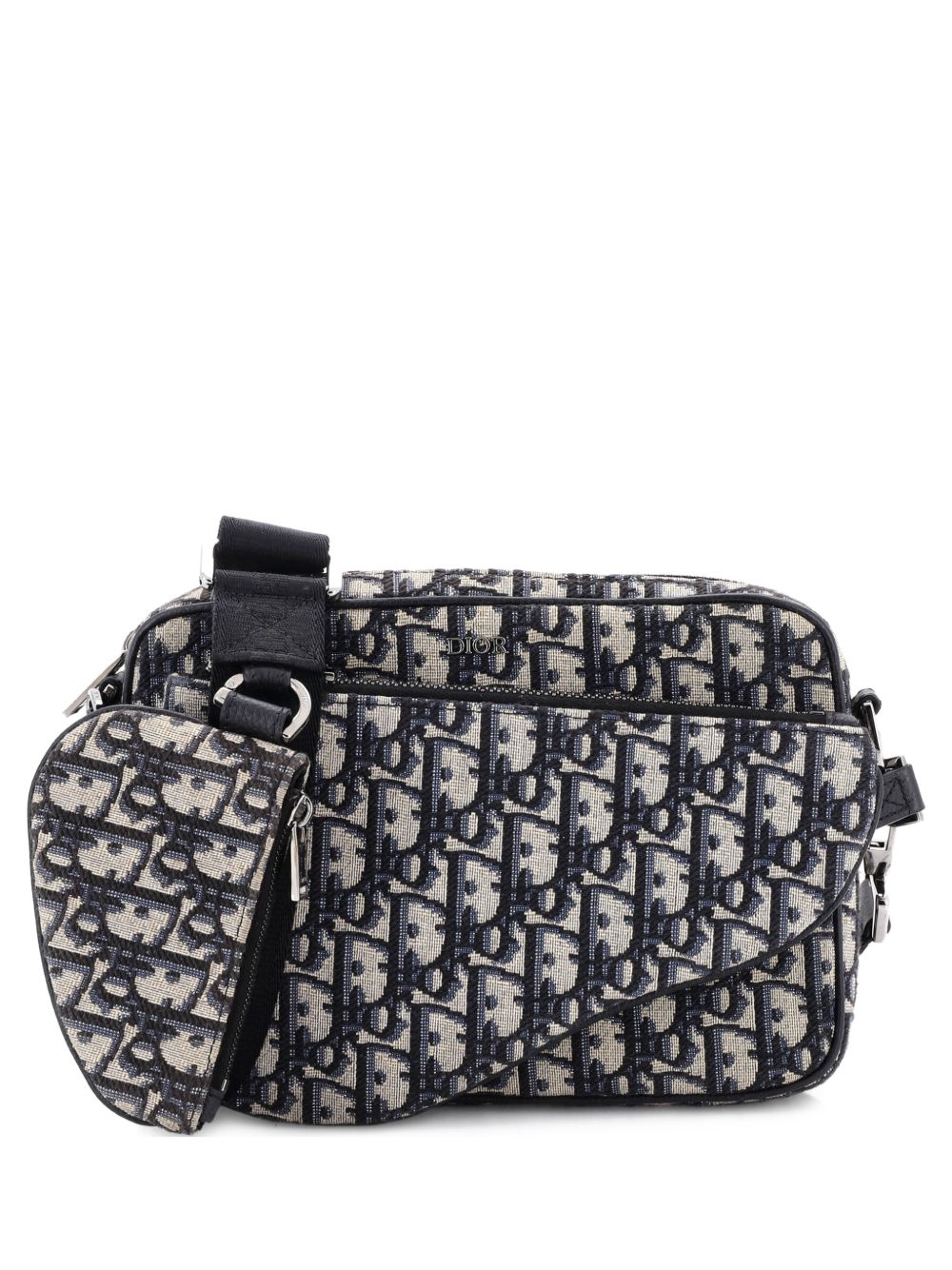 Saddle Tripple Pouch Oblique Canvas crossbody bag