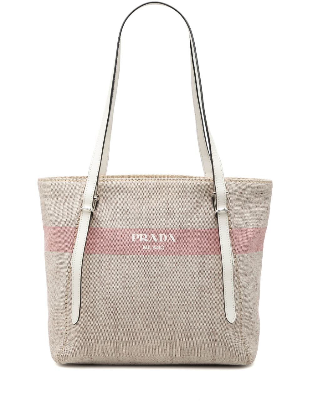 2010-2026 Canvas Logo Stripe Shopper tote bag