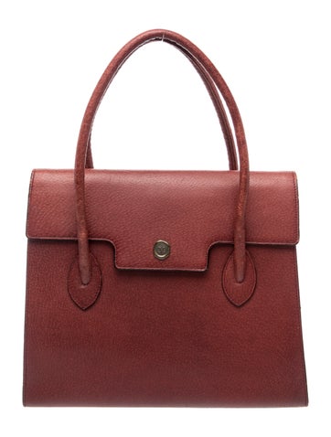 Leather Top Handle Bag Vintage