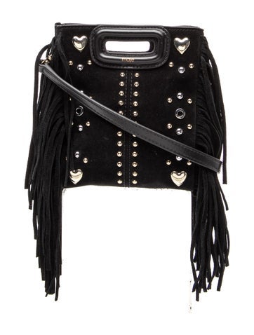Maje Suede Crossbody Bag