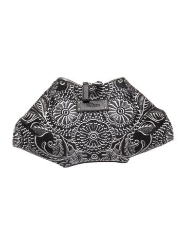 Alexander McQueen Satin Clutch