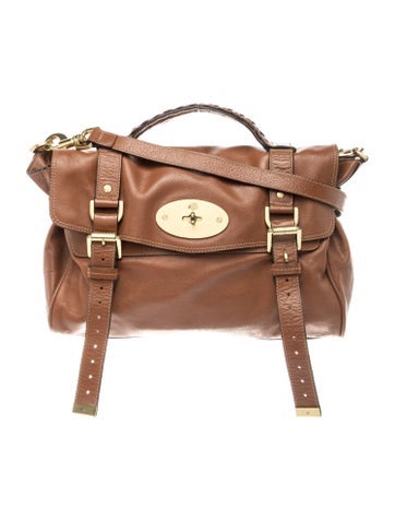 Leather Top Handle Bag