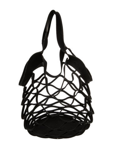 Versace Suede Shoulder Bag