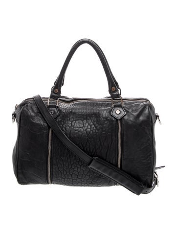 Leather Top Handle Bag