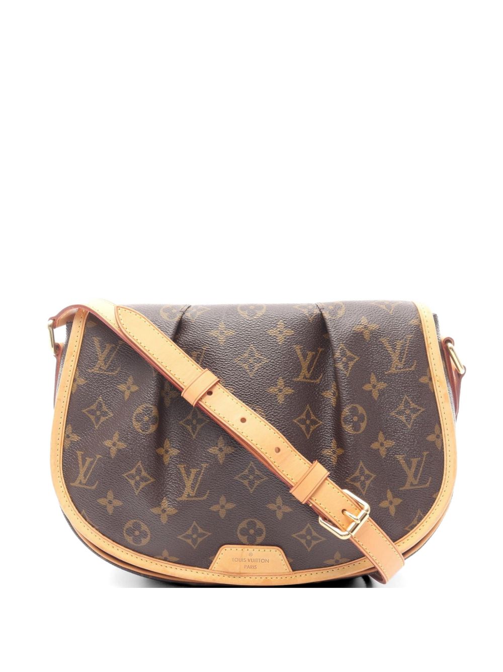 2012 PM Menilmontant monogram-pattern shoulder bag